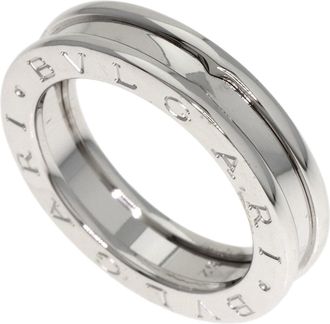 Bulgari White Gold White Gold (18K) Band Ring (Pre-Owned)