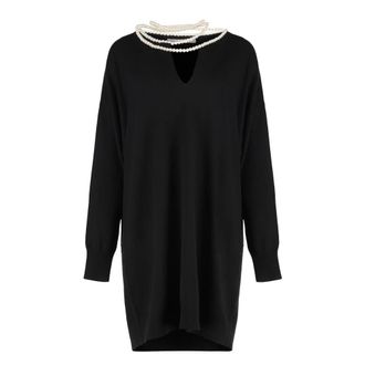 Zimmermann Knitted Dresses, female, Black, Size: XL Elegant Wool Knit Dress