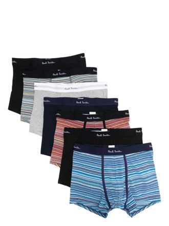 Paul Smith cotton boxers (set of 6) - Black
