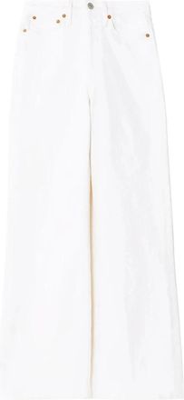 Re/Done Dames, Broeken, Wit, Maat: W26 Katoen