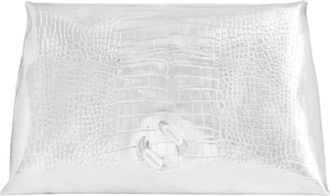 Rebecca Minkoff Womens Pillow Clutch In Silver