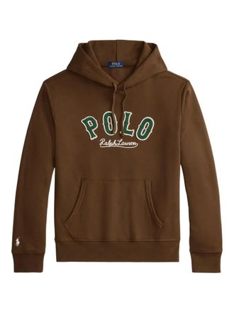 Polo Ralph Lauren Felpa con logo e cappuccio - Marrone