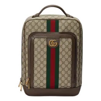 Gucci Ophidia GG Medium Backpack Beige Ebony 745718-FABYY-9744