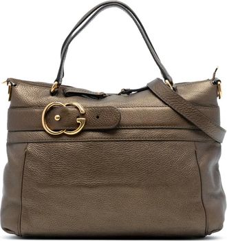 Gucci 2016-2025 Medium Leather Ride Top Handle Bag satchel - Marrone