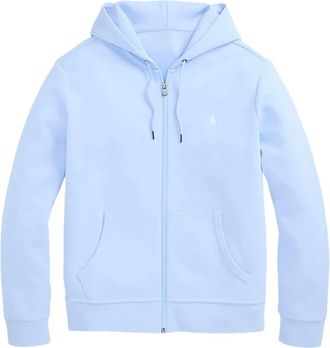Polo Ralph Lauren Felpa a doppia maglia con zip - Blu