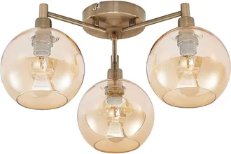Lindby Lindby L&aacute;mpara De Techo jemissa En Dorado Metal