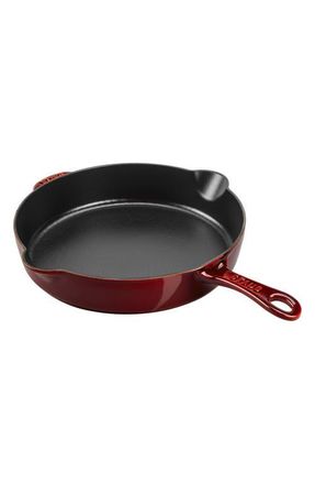 Staub 11-Inch Enameled Cast Iron Traditional Skillet in Grenadine at Nordstrom