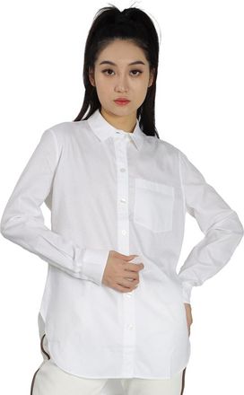 Burberry White Monogram Shirt,Brand Size 10 (US Size 8)