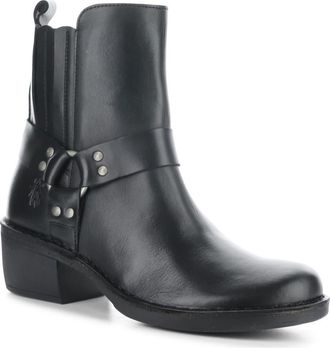 FLY London Mebi Bootie in Black Rug at Nordstrom, Size 10-10.5Us