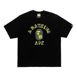 A Bathing Ape x Cristiano Ronaldo CR7 Life College Relaxed Fit T-Shirt Black 0ZXTEM920101QBKX