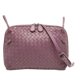 Bottega Veneta Pre-owned Cross Body Bags, female, Purple, Size: ONE SIZE Pre-owned Cross Body Bag