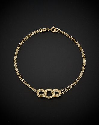 Italian Gold, Inc 14K Italian Gold Double Strand Bracelet