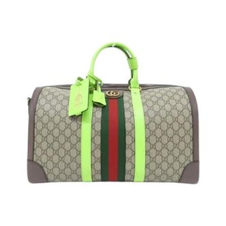 Gucci Pre-owned Savoy GG Supreme Canvas Boston Bag - unisex - Gucci Vintage - Vintage Weekend Bags - Multicolor - ONE SIZE - Pre-owned