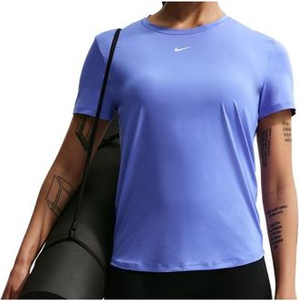 Nike One Classic Dri-FIT T-Shirt Funktionsshirt f&uuml;r Damen | blau