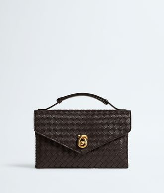 Bottega Veneta Knot Lock - Brown - Woman - 100% Lambskin