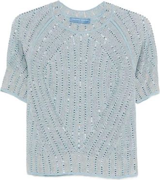 Ermanno Scervino Short Sleeve Sweater