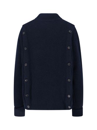 SETCHU Womens Sweaters Blue Wool