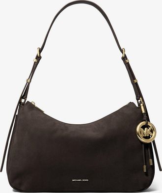 Michael Kors Nolita Medium Nubuck Shoulder Bag