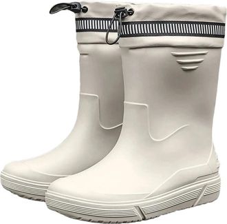 Generic Mens Waterproof Anti-Slip Thick Bottomed Kitchen Rain Boots Fishing Shoes Wear-Resistant Shoes