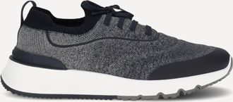 Brunello Cucinelli Techno cotton knit Sneakers runners Male 43