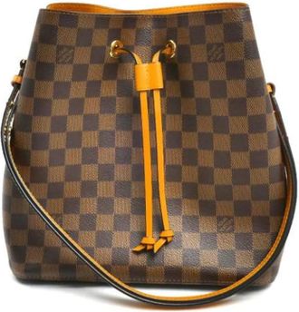 Louis Vuitton Pre-owned Bucket Shoulder Bag - Dames - Vintage Tas - Bruin - ONE Size - Vintage