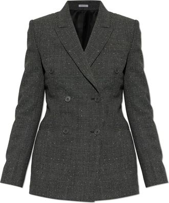 Alexander McQueen Mujer, Chaquetas, Gris, Talla: XS