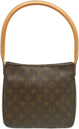 Louis Vuitton Pre-owned Vintage Monogram Shoulder Bag - Dames - Vintage Schoudertas - Bruin - ONE Size - Vintage
