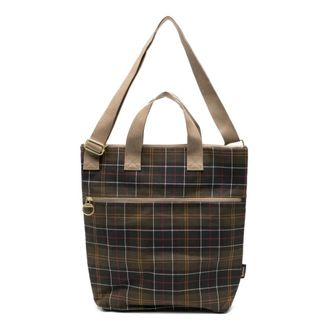 Barbour Transport Tote Bag - Heren - Shoppers - Groen - ONE Size - Katoen - Tassen
