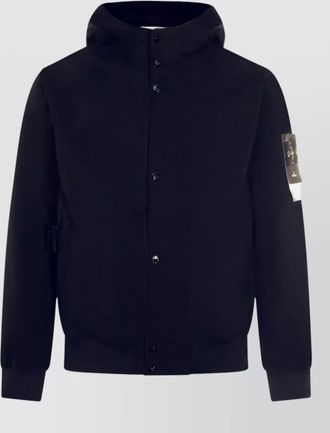 Stone Island hooded jacket arm pocket long sleeves