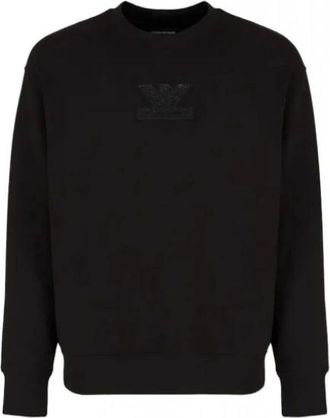 Emporio Armani Hombre, Sudaderas, Negro, Talla: L