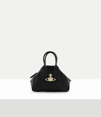 Vivienne Westwood Mini Yasmine Bag Faux Leather Black