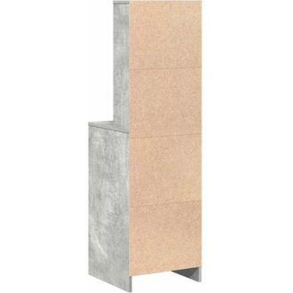 vidaXL Alacena Gris hormigón 40 x 41 x 135 cm Madera contrachapada vidaXL