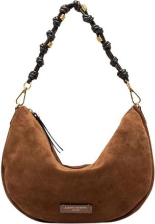 Gianni Chiarini Cleo Schoudertas - Dames - Schoudertassen - Bruin - ONE Size - Su&egrave;de - Tassen