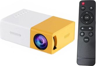 Trade Shop Trade Shop - Mini Proiettore Portatile Hd Led Videoproiettore Home Cinema Tv Hd/av/usb/audio