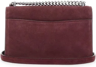 Michael Michael Kors Womens Bordeaux Shoulder Bag With Chain Strap Cow