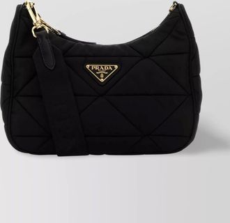 Prada quilted nylon shoulder bag