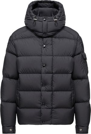 Moncler Moncler Maya Hooded Short Down Jacket, Women, Black, Size: 0