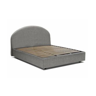 Dmora Dmora - Cama De Plaza Y Media Dboe, Cama Contenedor Con Revestimiento De Tela, 100% Made In Italy, Apertura Frontal, Adecuado Para Colch&oacute;n Cm 120x190,