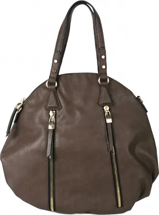 Moda Luxe Womens Catania Satchel Bag In Taupe