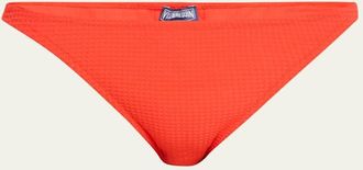 Vilebrequin Jacquard Vichy Bikini Bottoms
