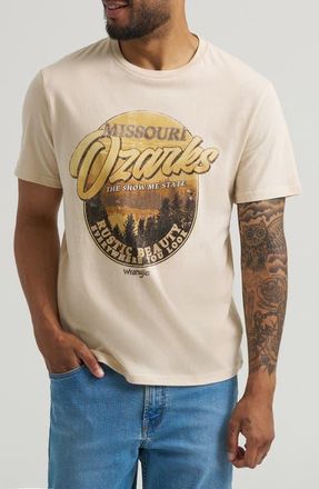 Wrangler Ozarks Graphic T-Shirt in Fog at Nordstrom, Size Xx-Large