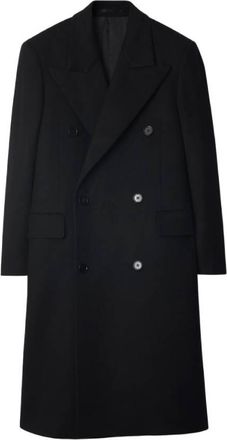 Burberry Double-Breasted Cashmere Tailored Coat, Brand Size 50 ( US Size 40 )