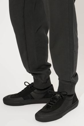 Stone Island Sports Shoes With Logo, Mens, Black
