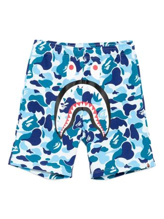 A Bathing Ape graphic-printed shorts - Blue