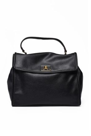Ermanno Scervino Flap Treasure Handbag - Black