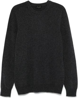 Roberto Collina crew-neck jumper - men - Cashmere/Alpaca Wool - 52 - Grey