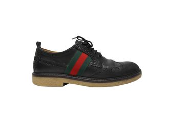 Gucci Gucci Kinderen Darby Brogues in Zwart Leer