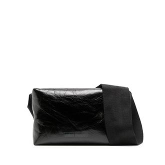 Uma Wang Shoulder Bags, female, Black, Size: ONE SIZE Medium Shoulder Bag