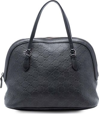 Gucci Pre-owned Gucci Medium Guccissima Dome Satchel 420023 493075
