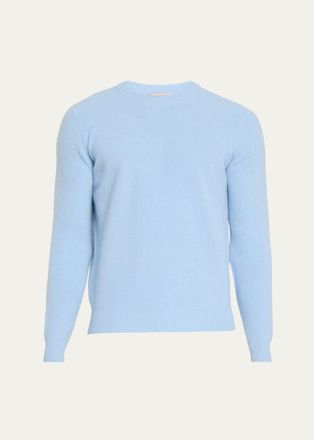 Fioroni Cashmere Mens Cashmere Rib-Knit Sweater